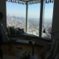 Custom Cushion For Bay Window Overlooking Manhattan Skyline View Of Manhattan Skyline Custom Template Cushion And Fabrication 2 Inches Thick